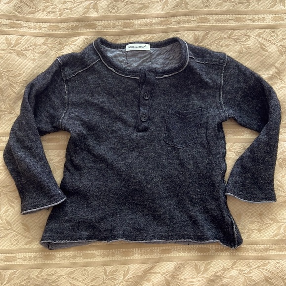 Dolce & Gabbana Henley long sleeve T-shirt